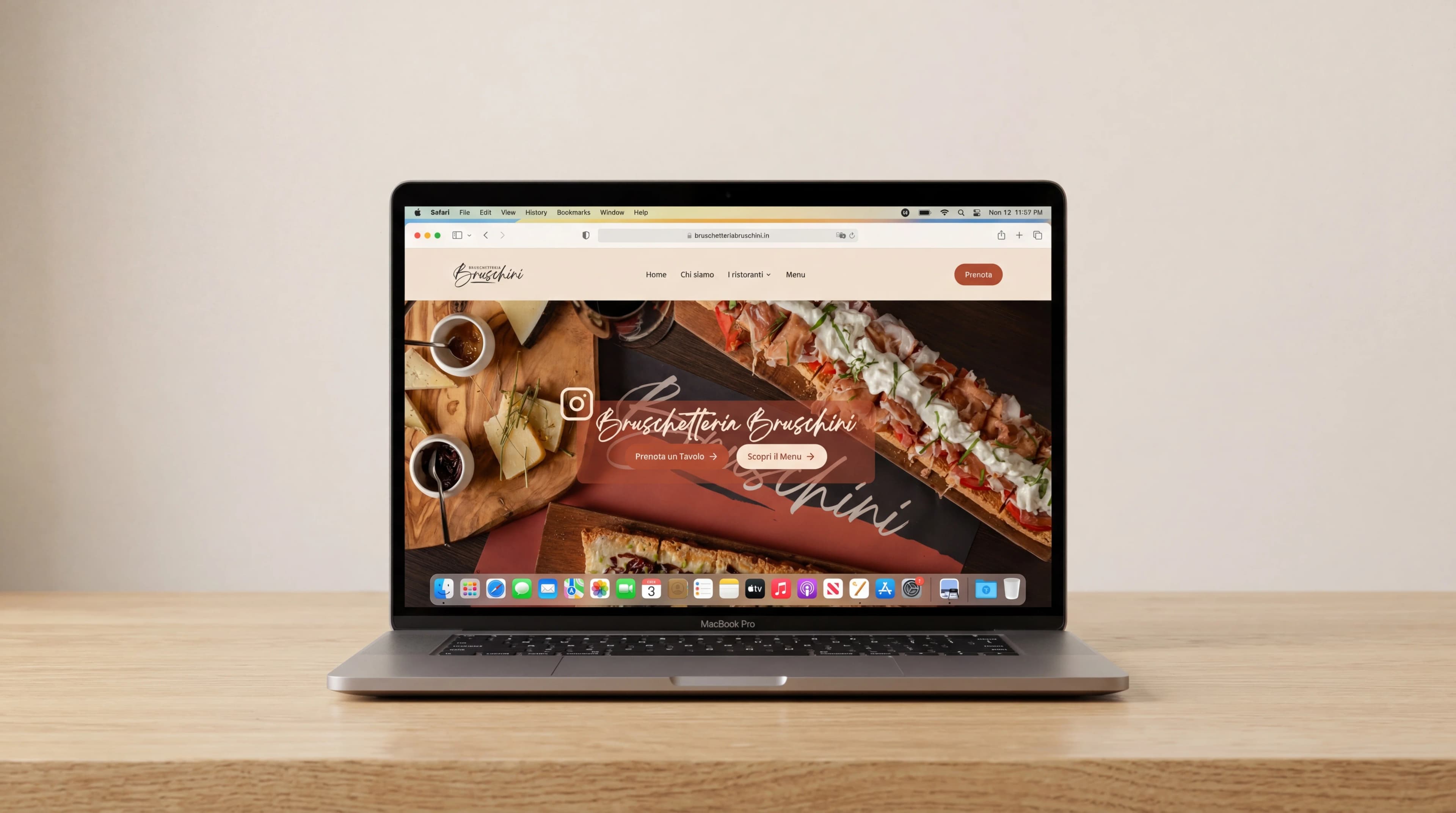 Mockup sito